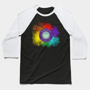 Rainbow Charlotte fc Baseball T-Shirt